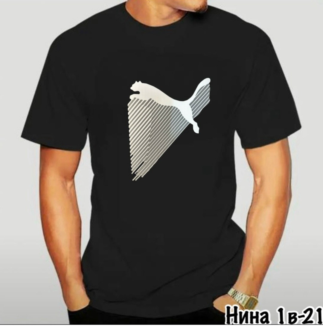 мужская футболка,футболка,футболки для мужчин,мужские футболки ,футболка пума синяя мужская