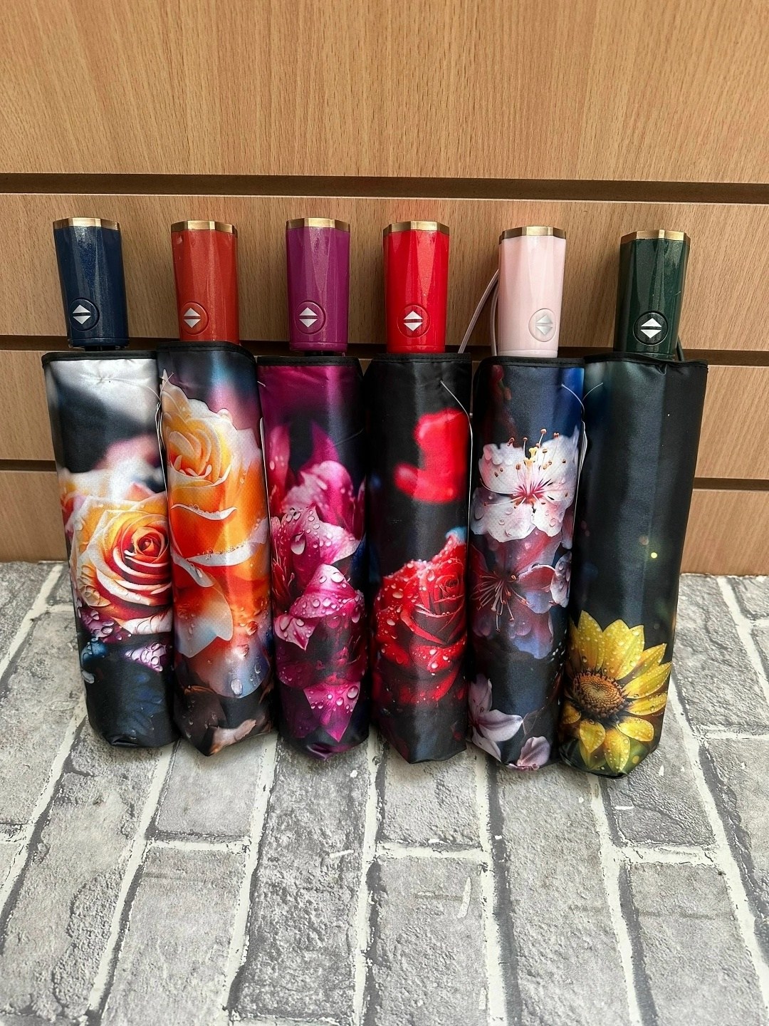 зонт автомат женский,зонт,зонт автомат,зонт с подсолнухами,зонт женский