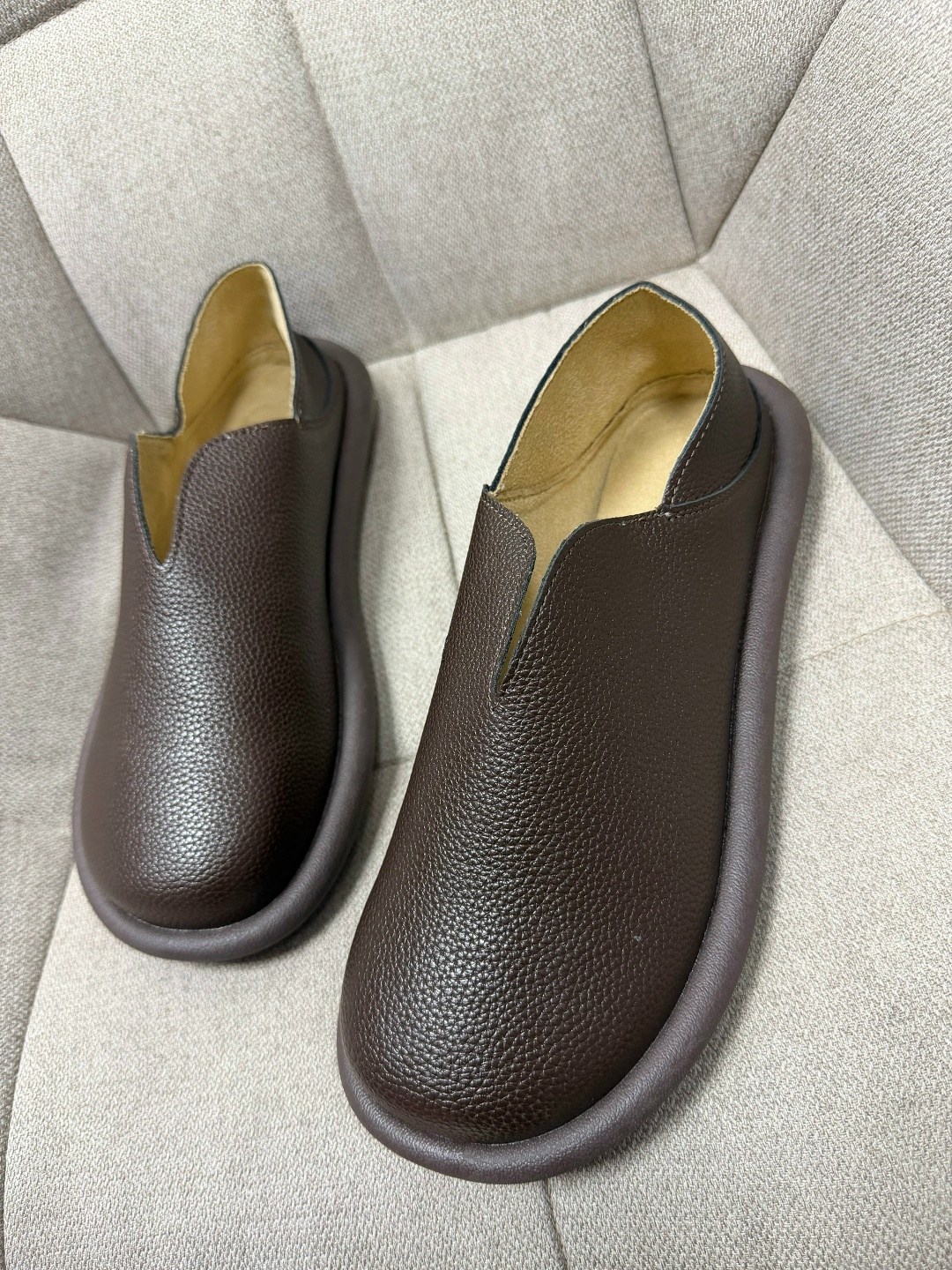 ,кожаные лоферы, женская, на плоской подошве,обуви