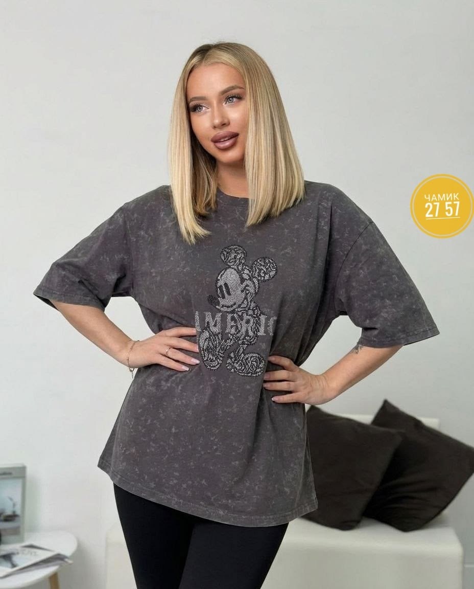 женская футболка,футболки женская оверсайз,футболки женские больших размеров,футболка варенка оверсайз miss diva,футболка больших размеров для женщин
