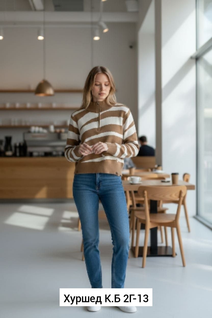 женская кофта,брюки прямые,джемпер в полоску,джемпер с воротником,свитер серый