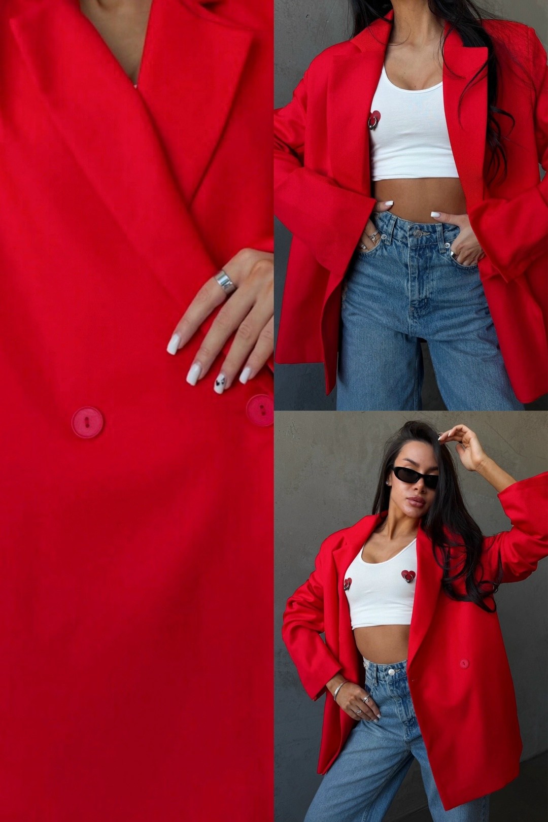 пиджак классический оверсайз as'kins цвет красный,пиджак удлиненный классический оверсайз xvastunova красный,пиджак удлиненный классический оверсайз xvastunova цвет красный,пиджак удлиненный классичес