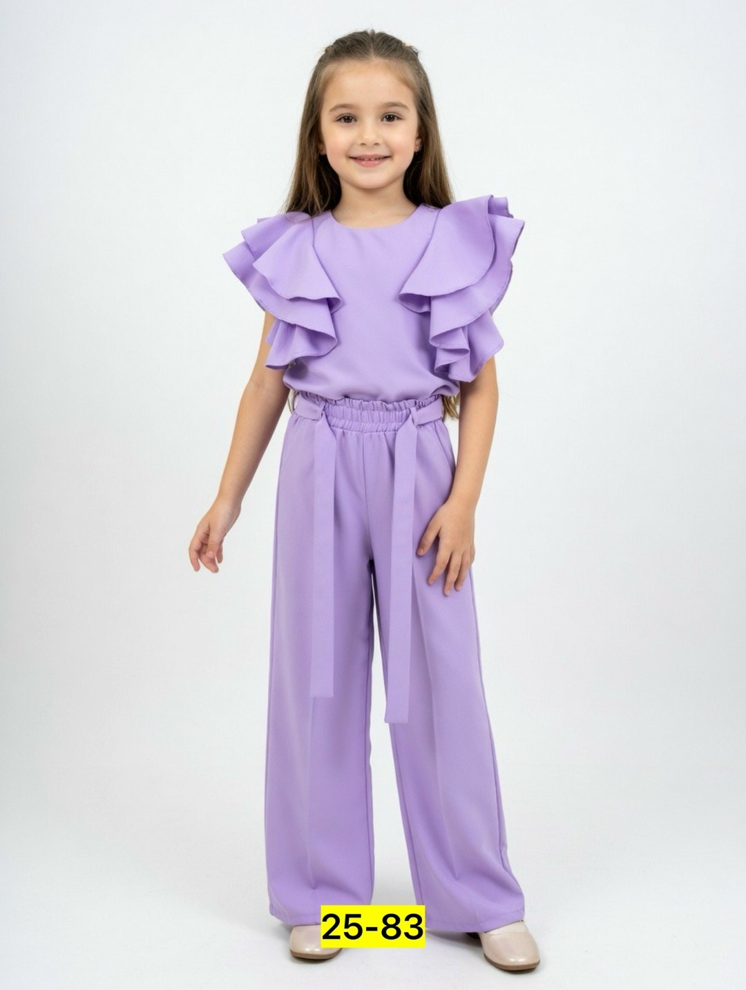 праздничный брючный костюм для девочки,нарядный брючный костюм для девочки 10 лет,костюм брючный,костюм нарядный с брюками палаццо,костюм нарядный с брюками палаццо на выпускной голубой