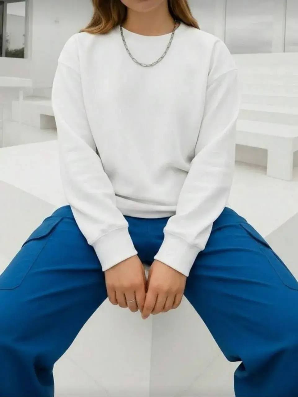 свитшот свободного кроя,женский свитшот оверсайз из футера трехнитки happyfox,повседневный свитшот оверсайз,свитшот оверсайз с длинными рукавами,толстовка оверсайз