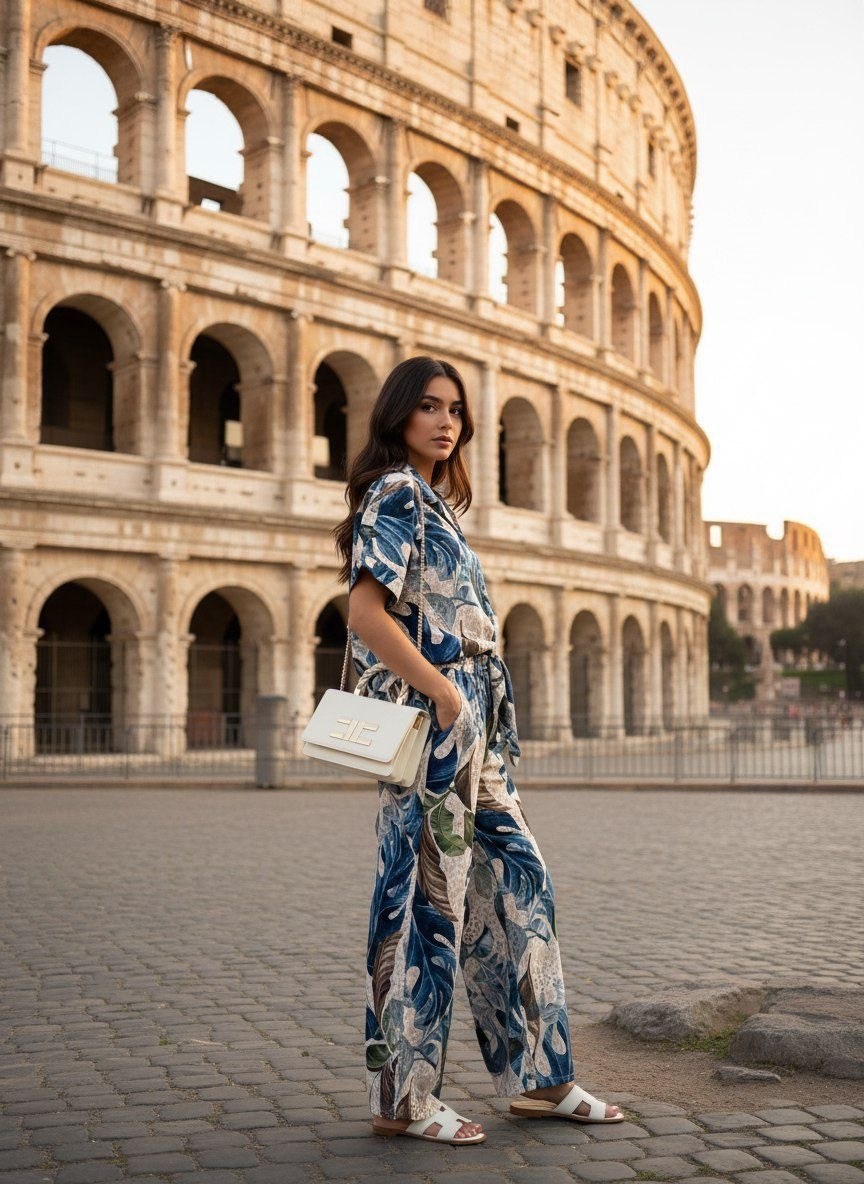 брючный костюм 6060п синий/бежевый,женский брючный костюм из вискозы,костюм женский,брючный костюм 6060п синий/бежевый разноцветный,летние костюмы