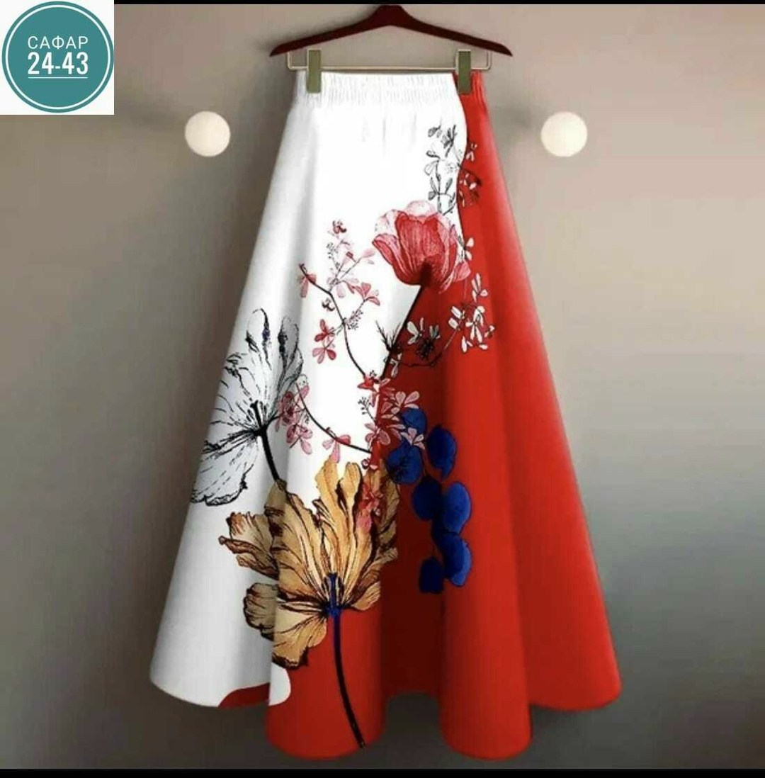 женская юбка с принтом,юбка с принтом,юбка женская,юбка большого размера женская,юбка средней длины