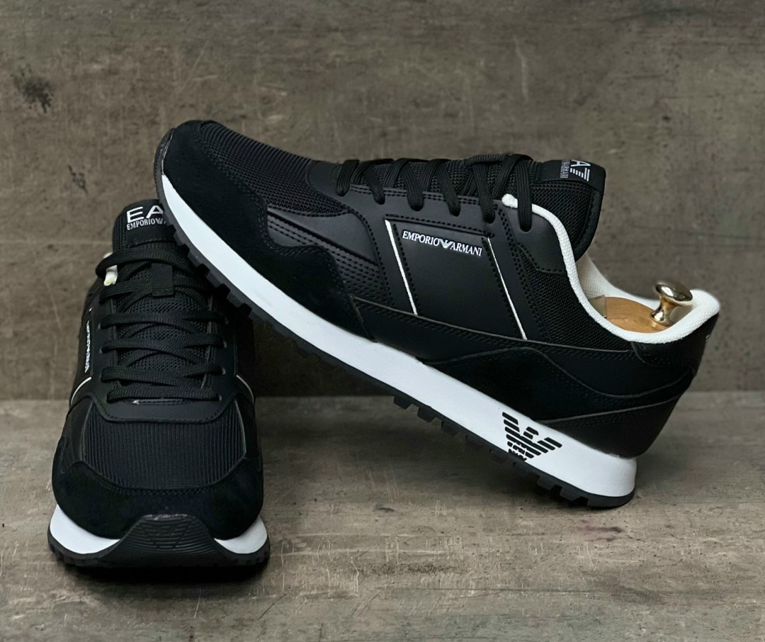 мужские кроссовки,кроссовки,кроссовки мужские armani,кроссовки emporio armani,черные кроссовки emporio armani