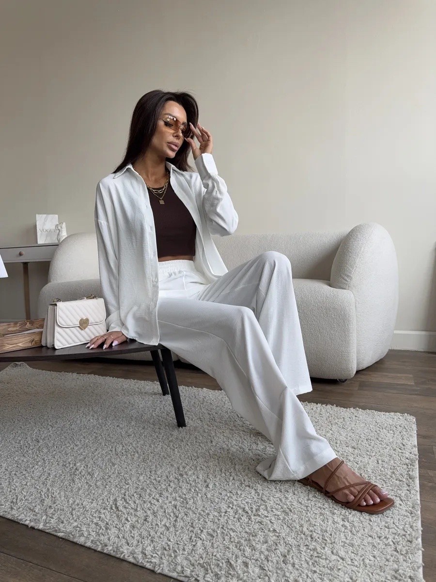 белый брючный костюм,брючный костюм,костюм с брюками,белые костюмы,брючный костюм женский