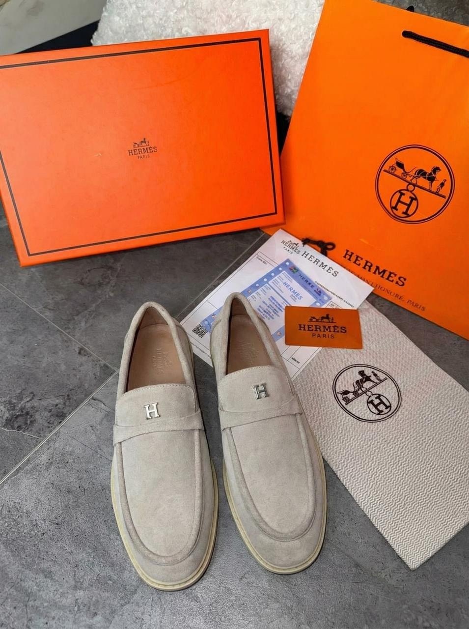 ,лоферы hermes,замшевые лоферы hermes,замшевые лоферы,лоферы мужские