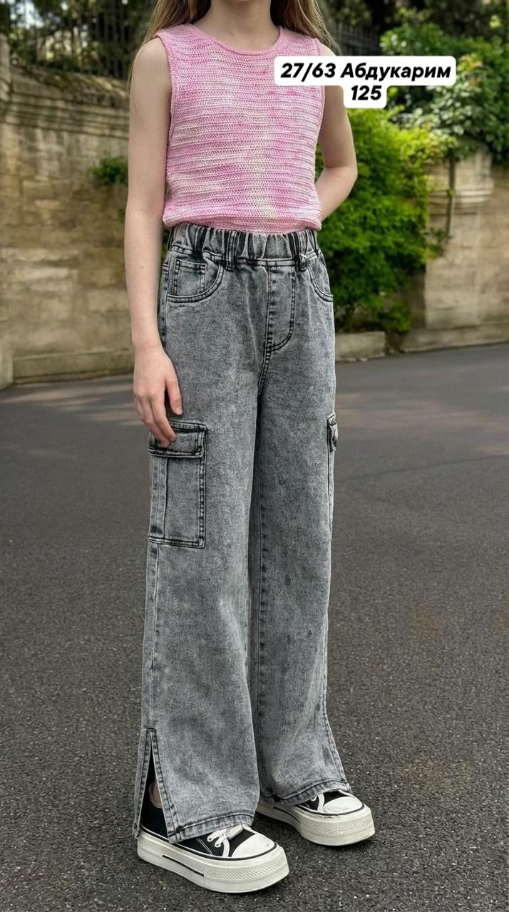 джинсы карго широкие подростковые mili bo_wear,широкие джинсы для девочек,джинсовые брюки,брюки джинсы,джинсы широкие брюки