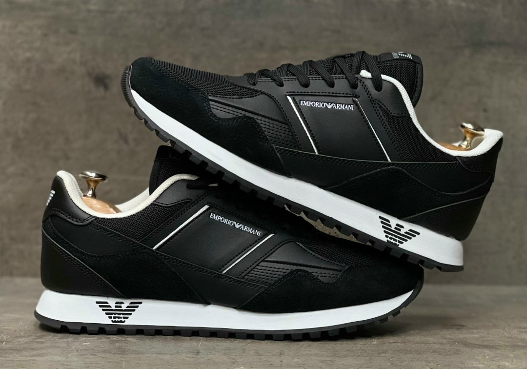 мужские кроссовки,кроссовки,кроссовки мужские armani,кроссовки emporio armani,черные кроссовки emporio armani