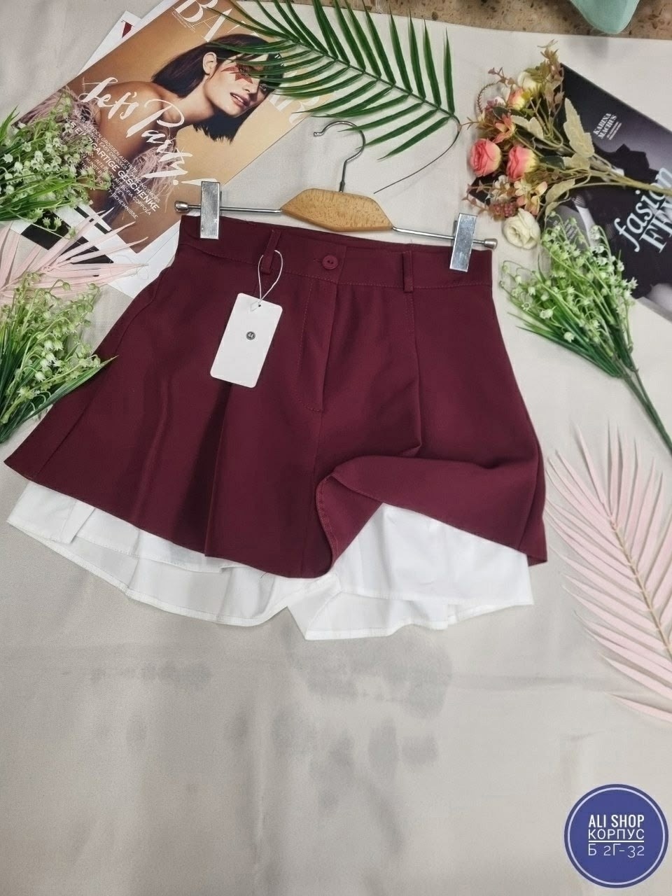 юбка-шорты женская короткая мини 42-48 черный,юбка шорты женская,юбка мини,юбка,юбка с шортиками внутри