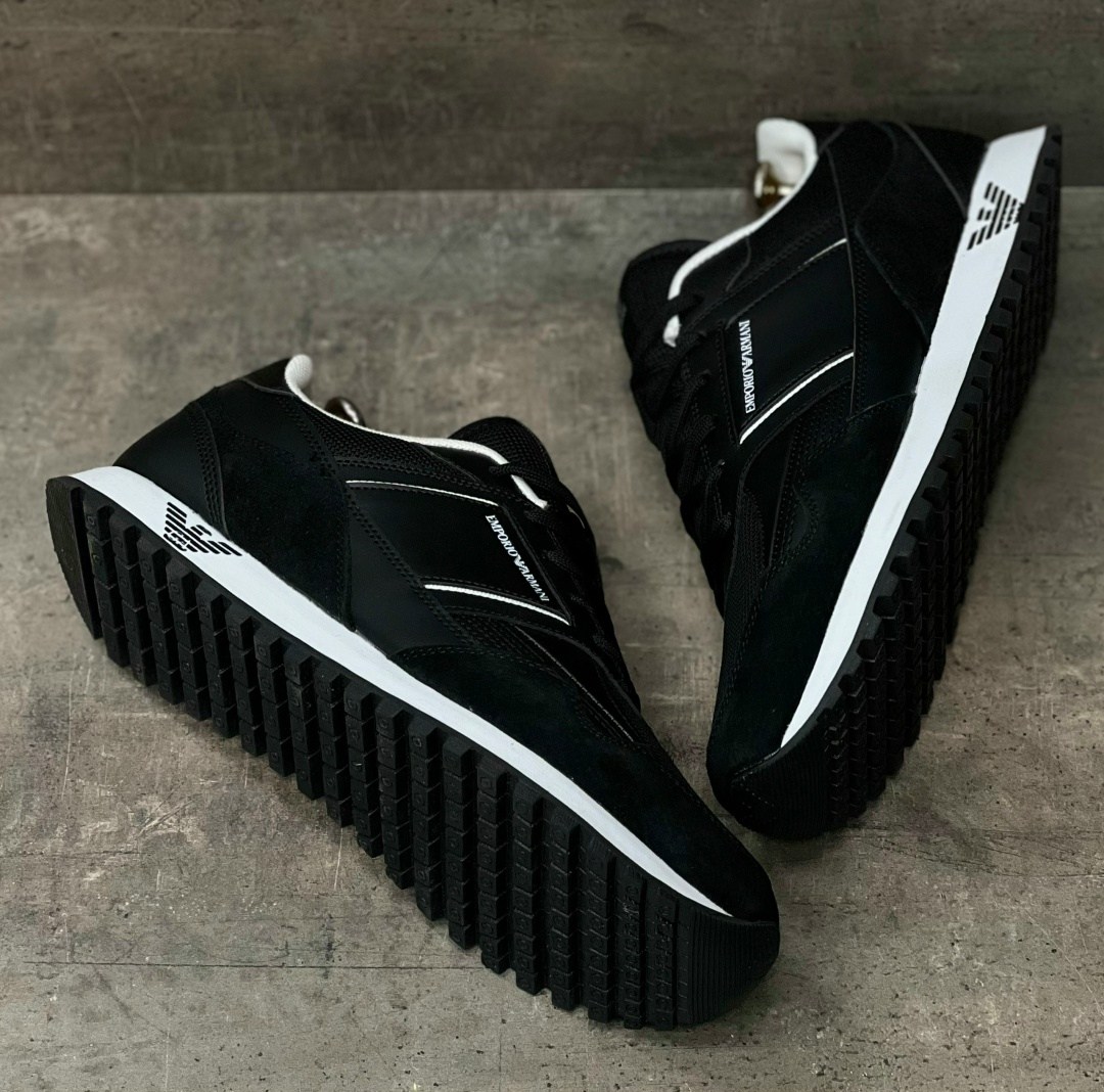 мужские кроссовки,кроссовки,кроссовки мужские armani,кроссовки emporio armani,черные кроссовки emporio armani