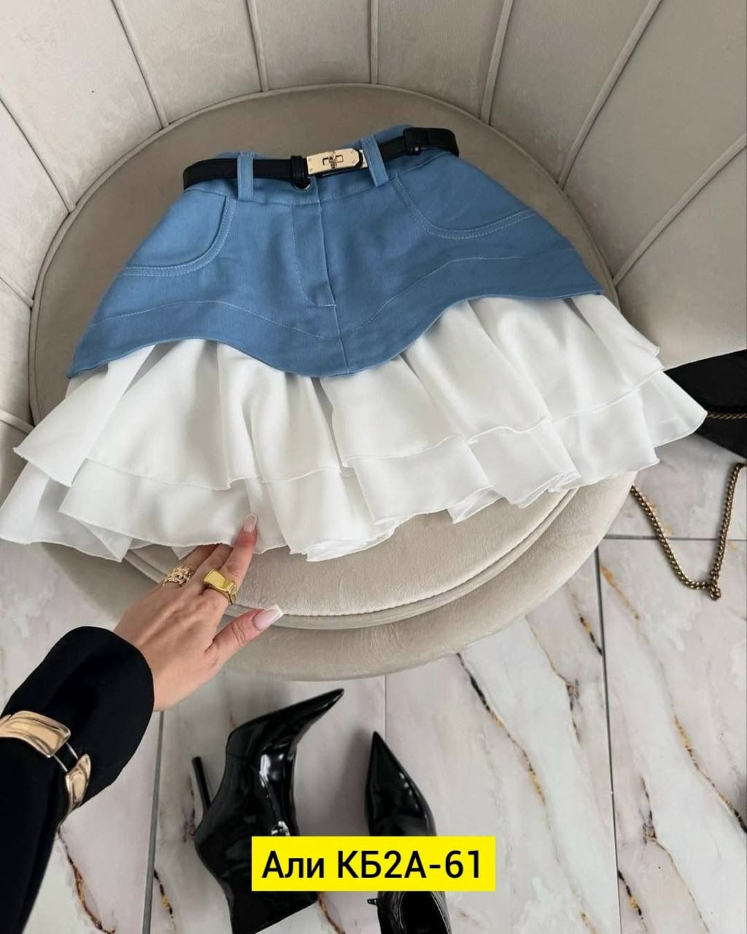 юбка,юбка с оборками,летняя юбка короткая с воланами zena's collective,юбка с рюшами,юбка женская джинсовая с воланами