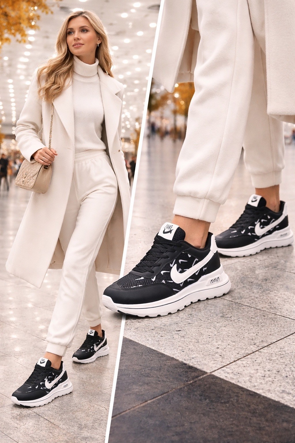 кроссовки найк женские черные на белой подошве,кроссовки женскиe,кроссовки,кроссовки повседневные женские,кроссовки для женщин