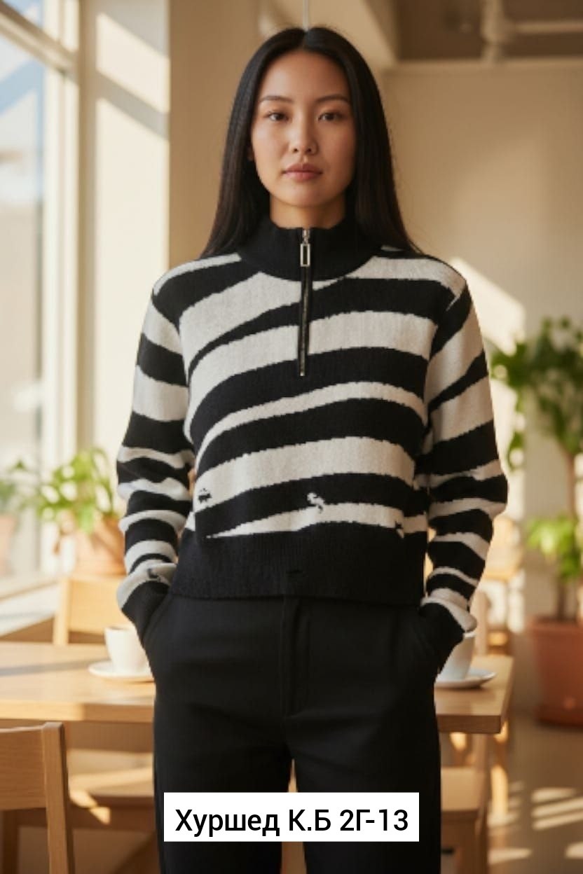 женская кофта,брюки прямые,джемпер в полоску,джемпер с воротником,свитер серый