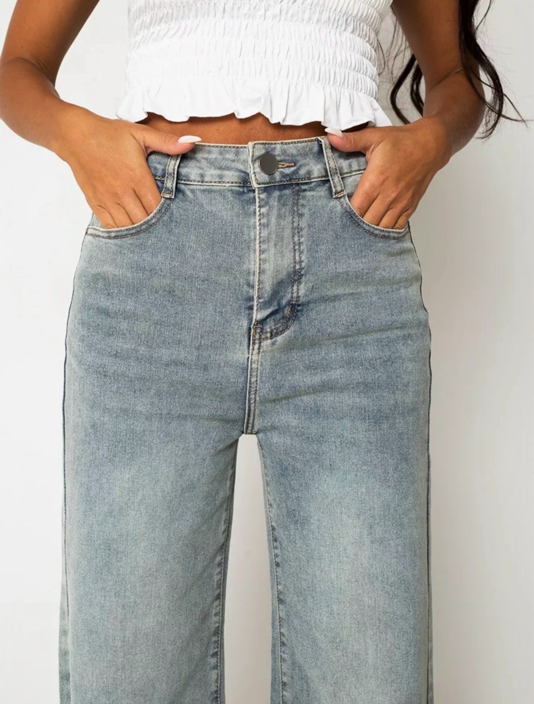 джинсы стильные,широкие джинсы,джинсы модные,джинсы кэжуал,джинсы палаццо