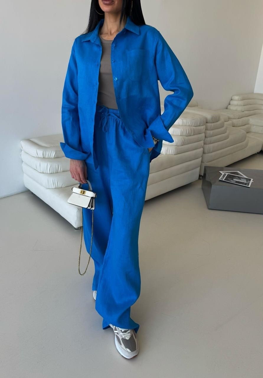 костюм лен брючный женский,льняной костюм женский летний брючный,костюм брючный арт. 10600260,брючный костюм женский,брючный костюм женский loro piana