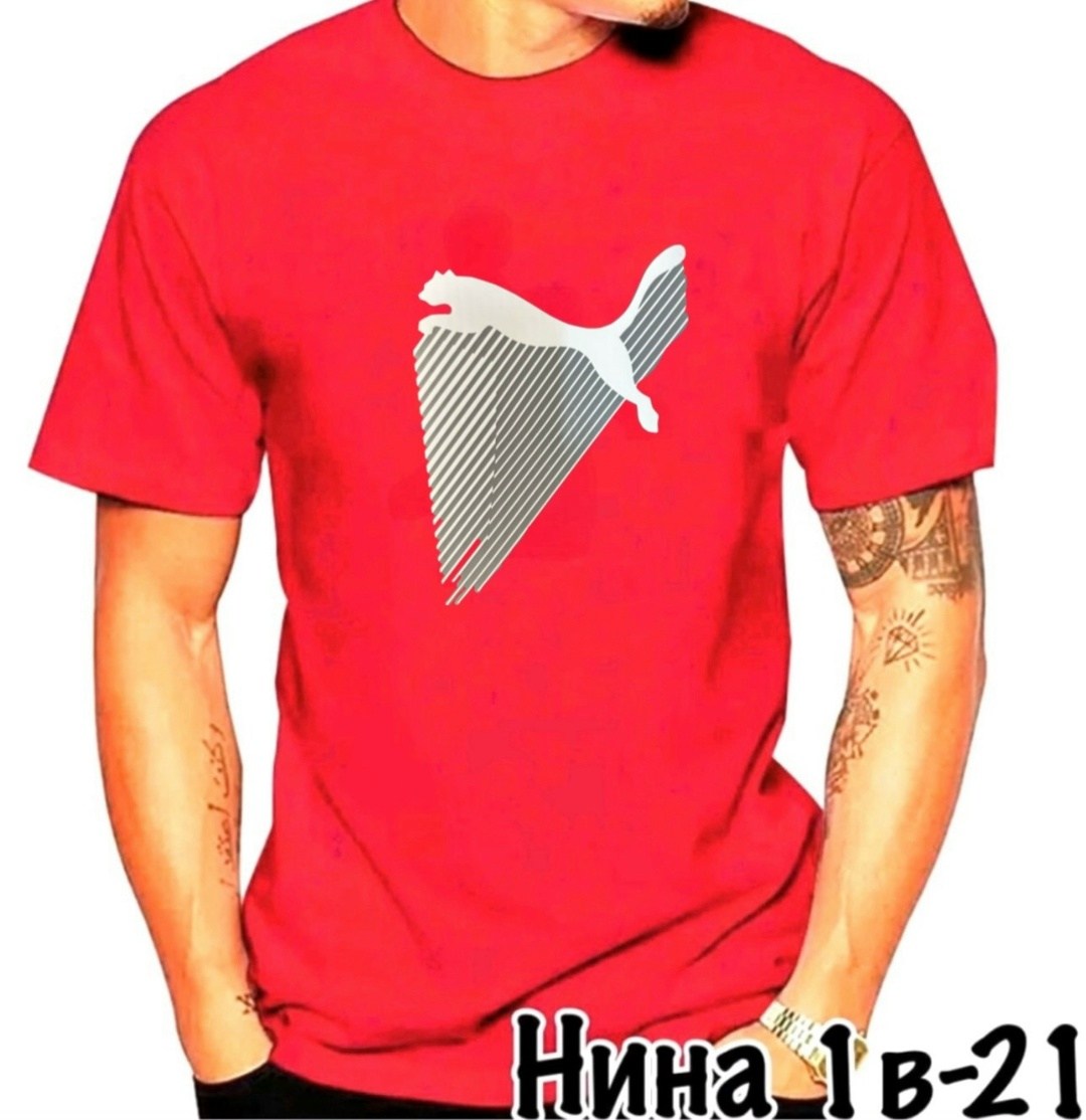 мужская футболка,футболка,футболки для мужчин,мужские футболки ,футболка пума синяя мужская