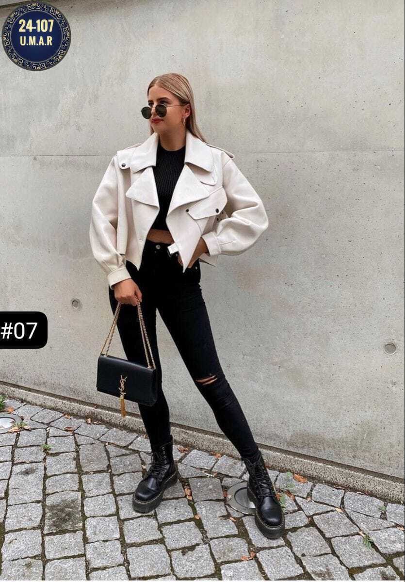 белая кожаная куртка,женская куртка из искусственной кожи,куртка косуха,кожаная куртка,кожаная куртка женская