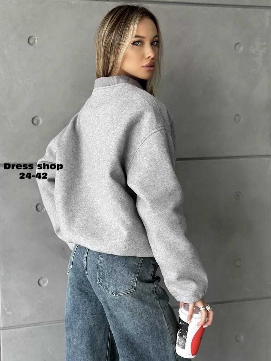 куртка-бомбер оверсайз из пальтовой ткани zarina,куртка-бомбер оверсайз из пальтовой ткани,куртка осенняя бомбер оверсайз на молнии с резинкой по низу zarina,куртка-бомбер оверсайз из пальтовой ткани