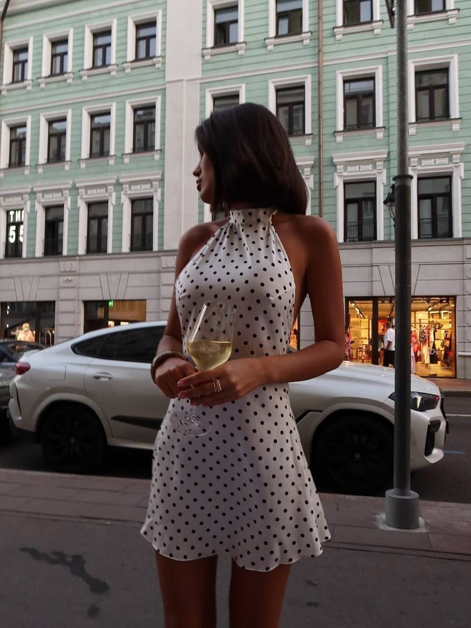 платье,женское платье в горошек,летнее платье,модное платье,белое платье в горошек