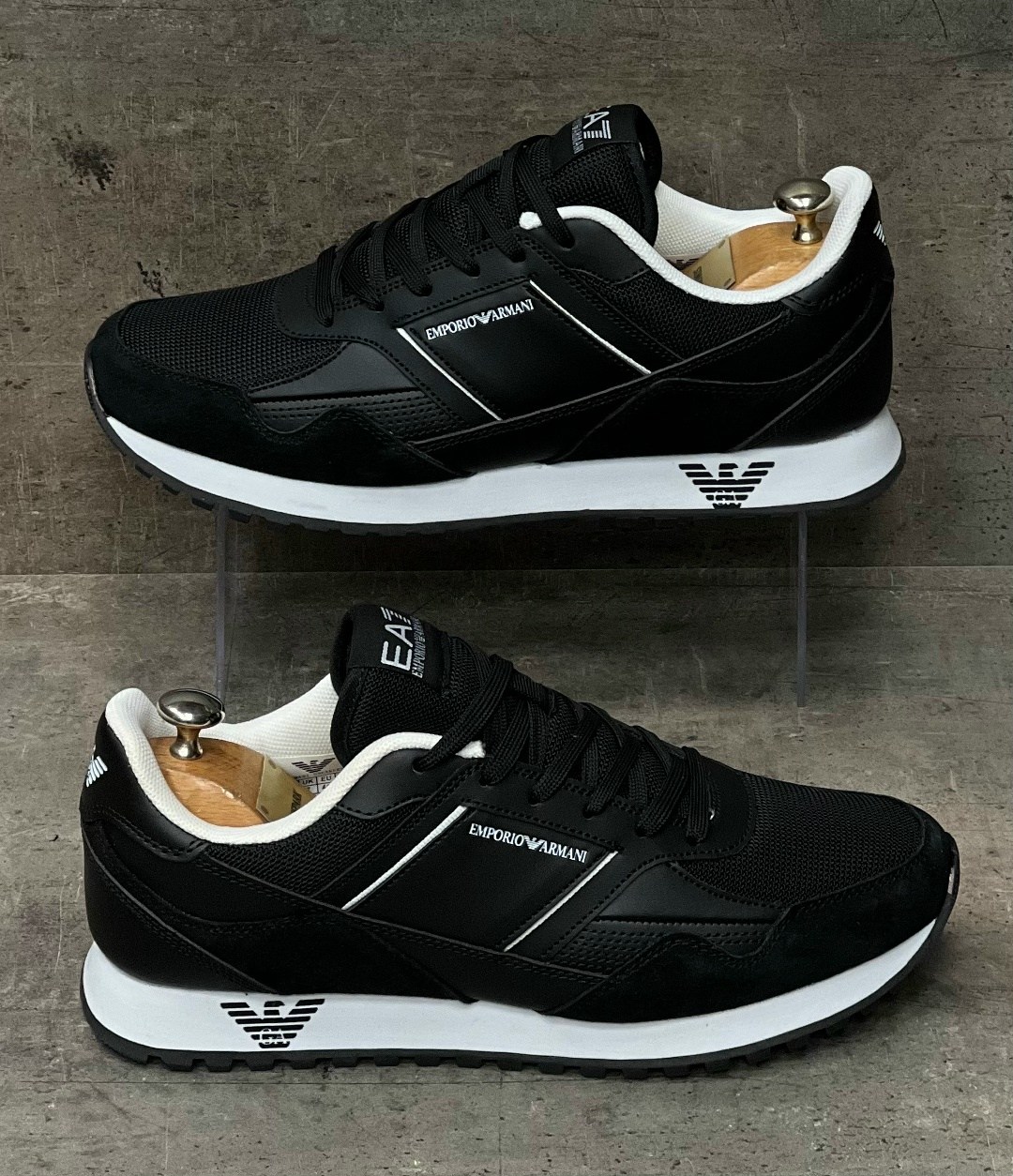 мужские кроссовки,кроссовки,кроссовки мужские armani,кроссовки emporio armani,черные кроссовки emporio armani