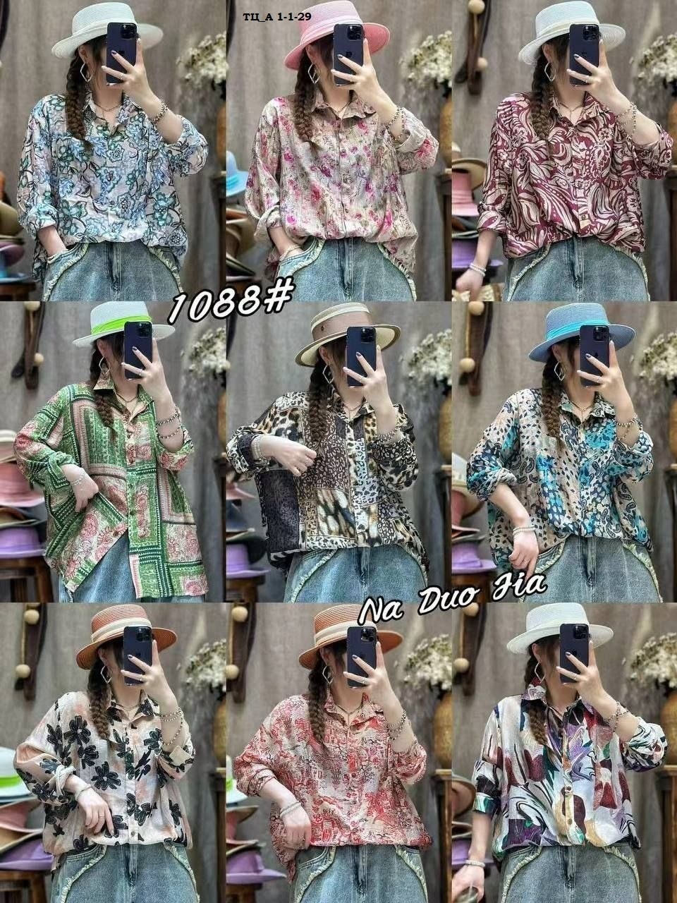 johnature женская винтажная рубашка с принтом,женская винтажная рубашка с цветочным принтом,рубашка женская,женская винтажная рубашка с принтом,блузка женская