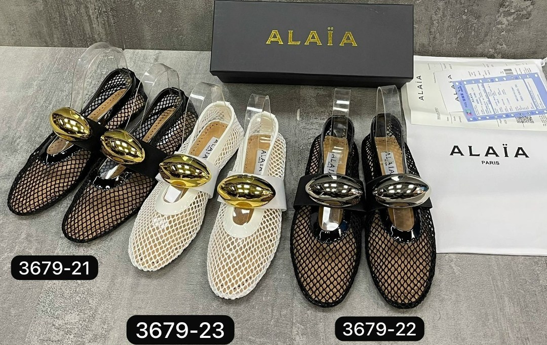 ,женская ,балетки alaia,балетки в сетку,женские балетки