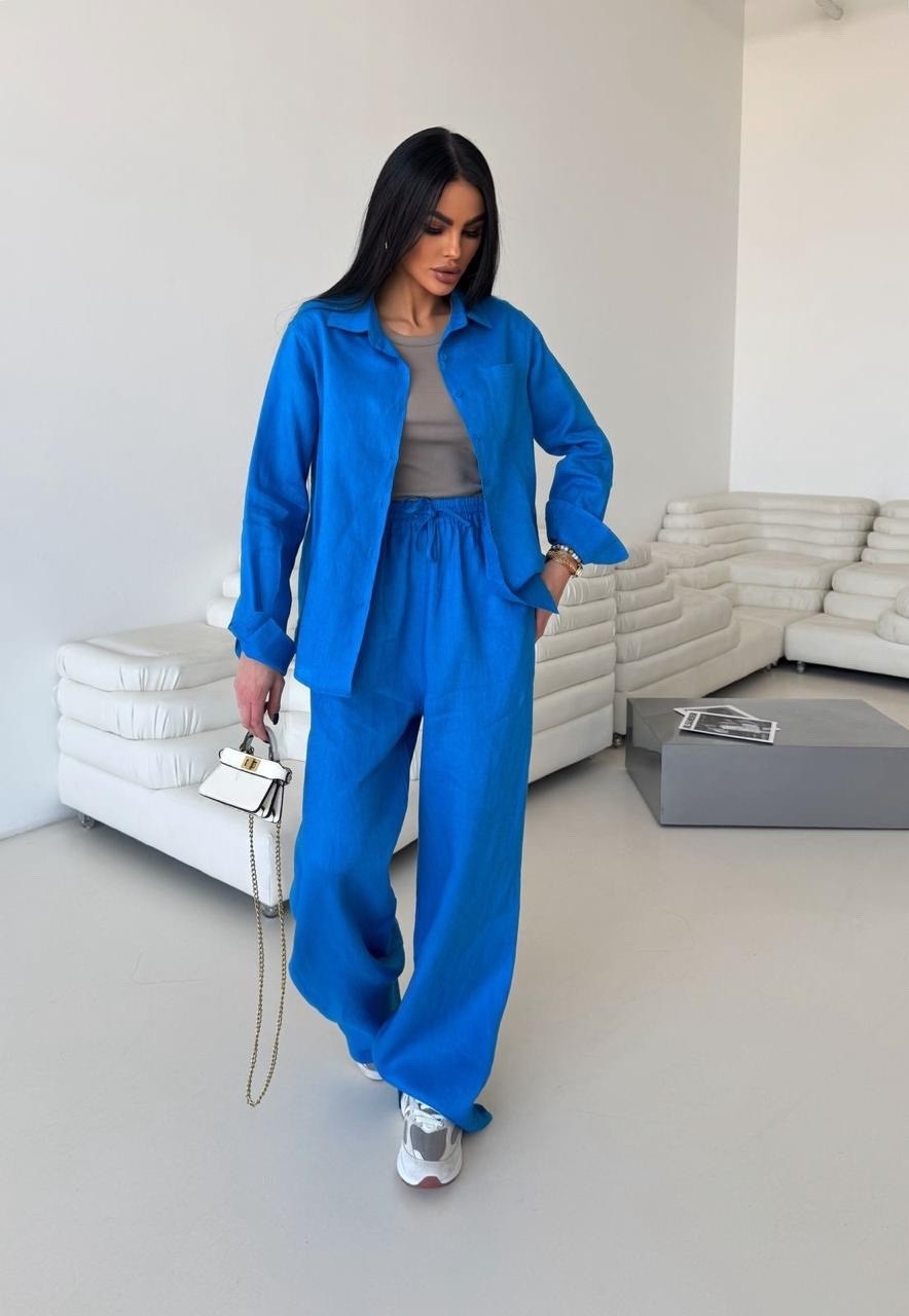 костюм лен брючный женский,льняной костюм женский летний брючный,костюм брючный арт. 10600260,брючный костюм женский,брючный костюм женский loro piana