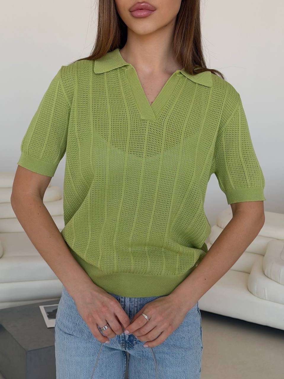 вязаная кофта,кофта поло,кофточка,трикотажный джемпер,поло вязаное