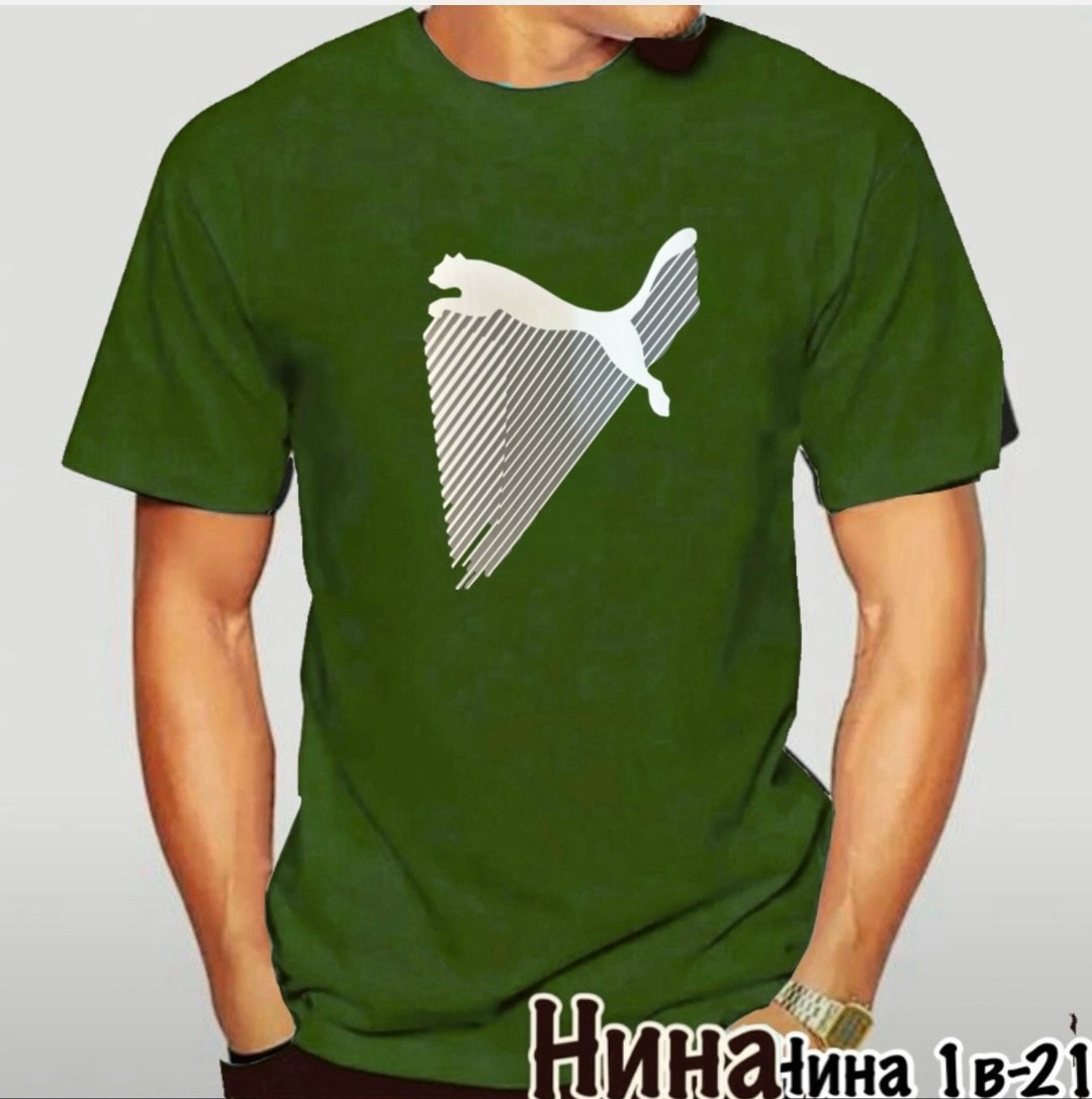 мужская футболка,футболка,футболки для мужчин,мужские футболки ,футболка пума синяя мужская