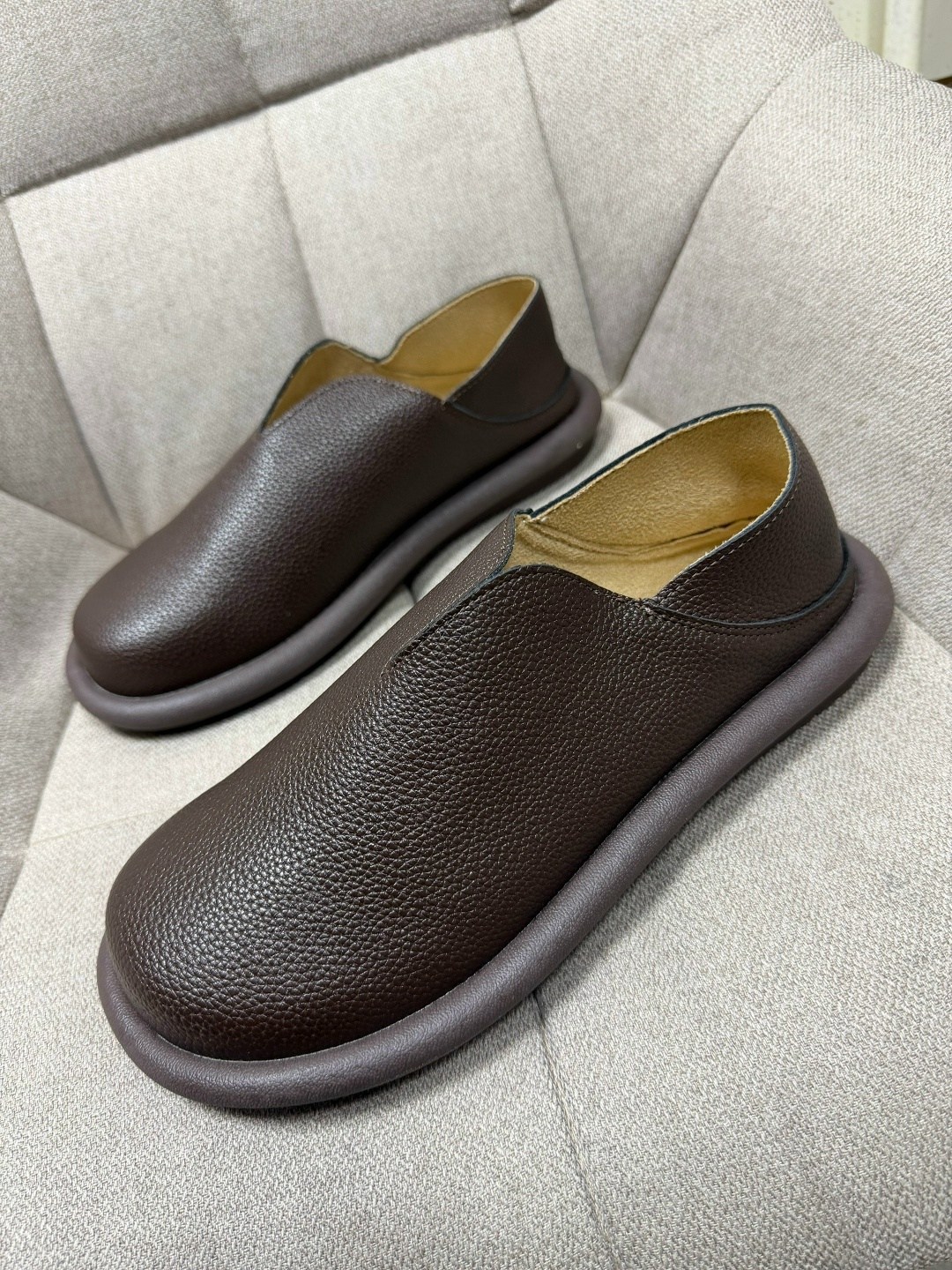 ,кожаные лоферы, женская, на плоской подошве,обуви