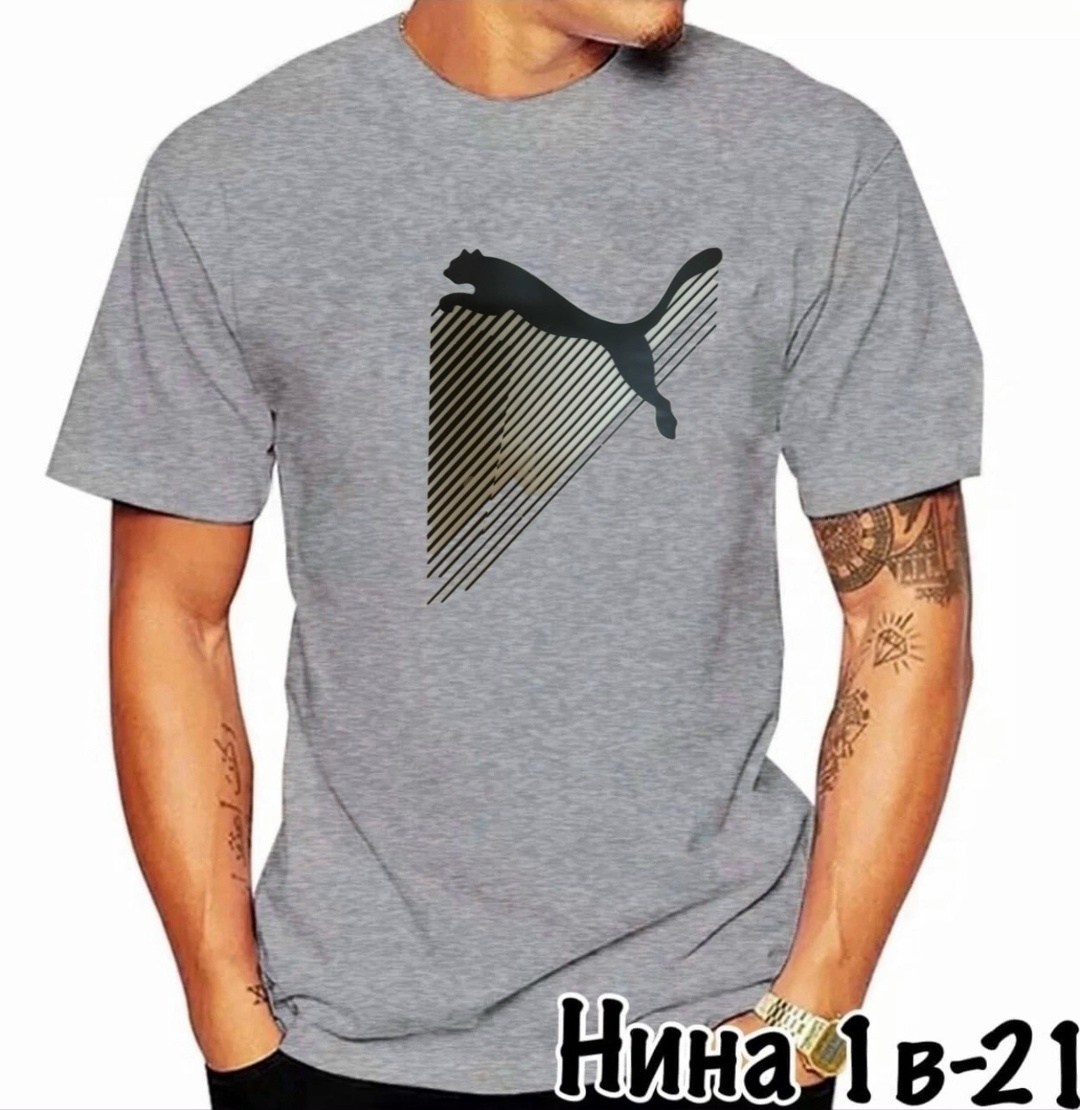 мужская футболка,футболка,футболки для мужчин,мужские футболки ,футболка пума синяя мужская