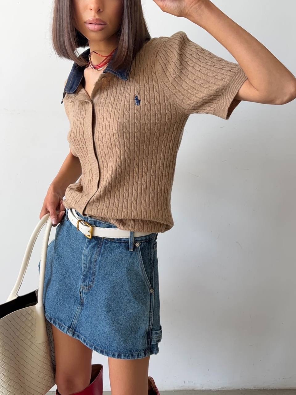 кофта женская,кофта поло с пуговицей,кофточка,,блузки женские