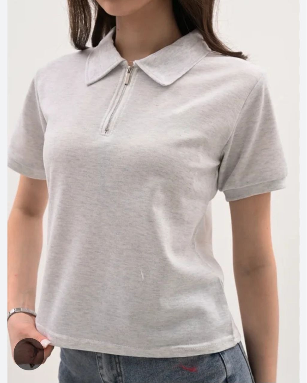 поло с замком,футболка поло женская,футболка с замком,футболки женская,футболка-поло женская замком на молнии