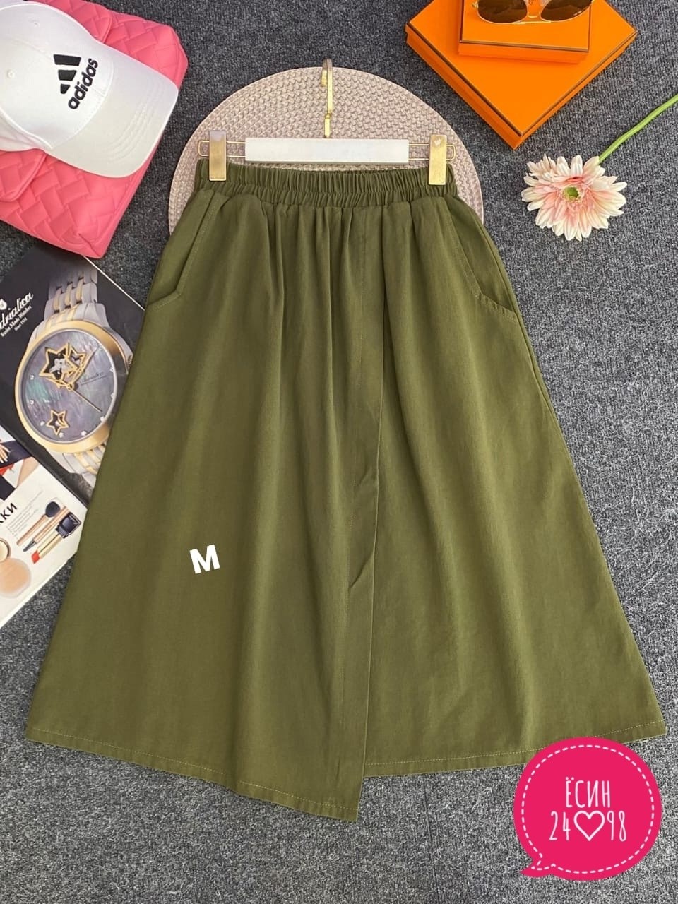 юбка женская,юбка миди,юбка,юбка средней длины,юбка женская с карманами