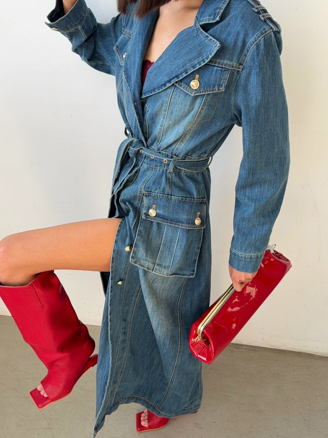 джинсовый плащ женский,тренч джинсовый,тренч tatman denim,джинсовый плащ длинный,тренч джинсовый зара