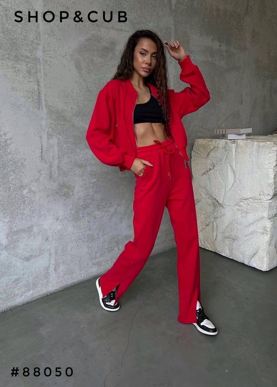 костюм спортивный женский,костюм спортивный,женский костюм,костюм dilanavip 2065 красный,стильный костюм