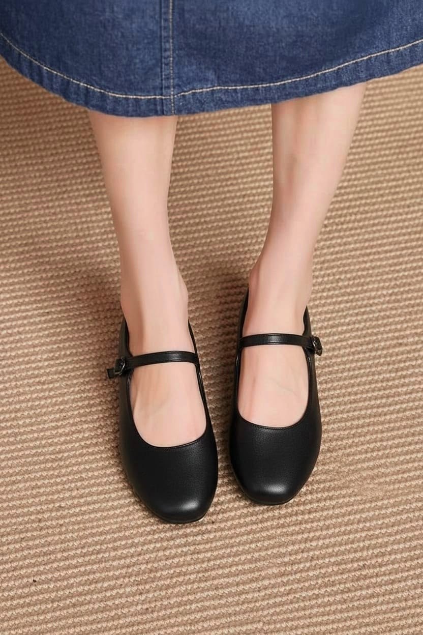 ,туфли мэри джейн кожа,женские туфли на плоской подошве,женская ,туфли для женщин