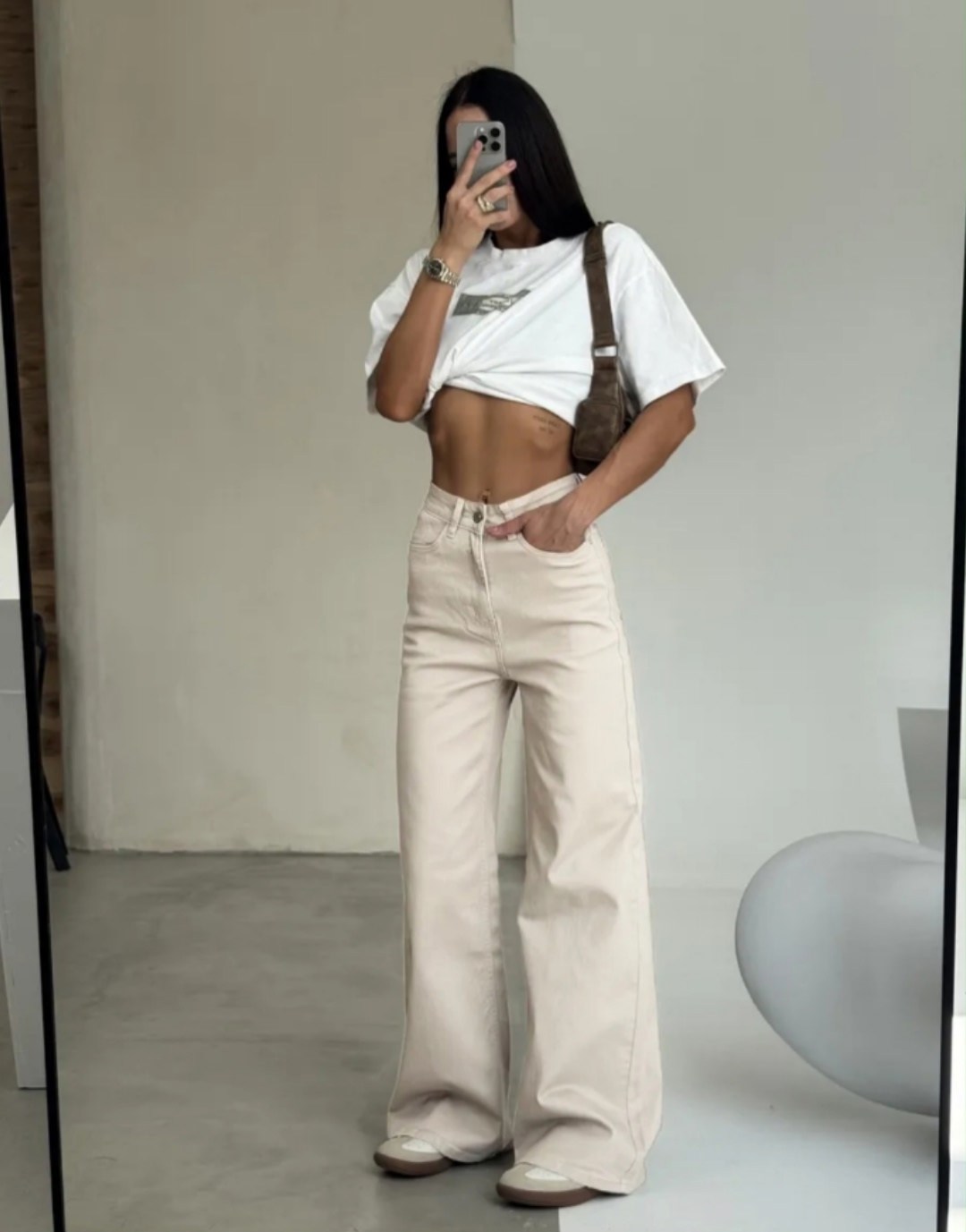 коричневые джинсы широкие,коричневые джинсы,коричневые джинсы женские широкие,коричневые джинсы женские,летние женские коричневые джинсы с высокой талией