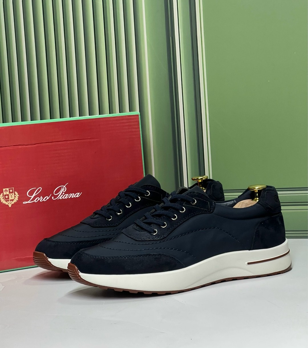 кроссовки loro piana,замшевые кроссовки loro piana week end walk - blue,кроссовки мужские,кроссовка мужской,