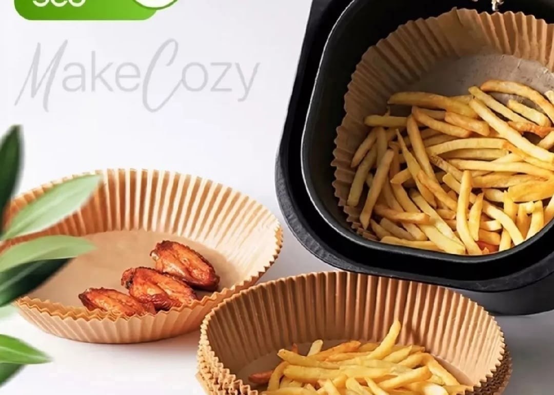 air fryer disposable paper liner,одноразовая бумажная антипригарная фритюрница,air fryer liner,automated deep fryer,airfryer baking paper 30cm