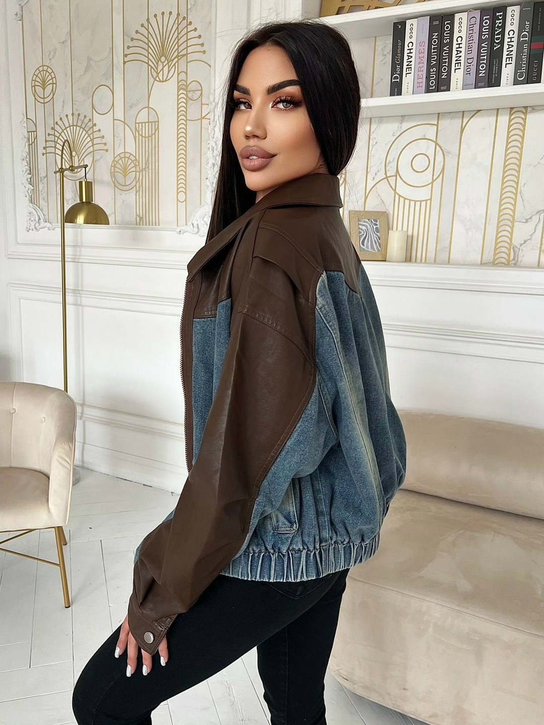 стильные куртки,куртка бомбер,женская куртка,куртка,куртка комбинированная