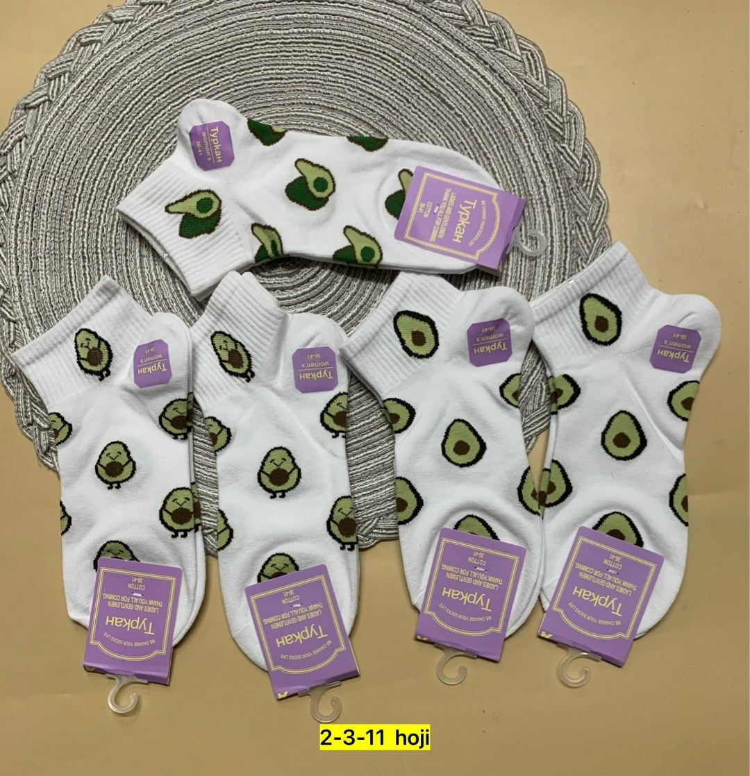 комплект носки женские,носки женские,носки женские turkan,носки с авокадо,набор женские носки