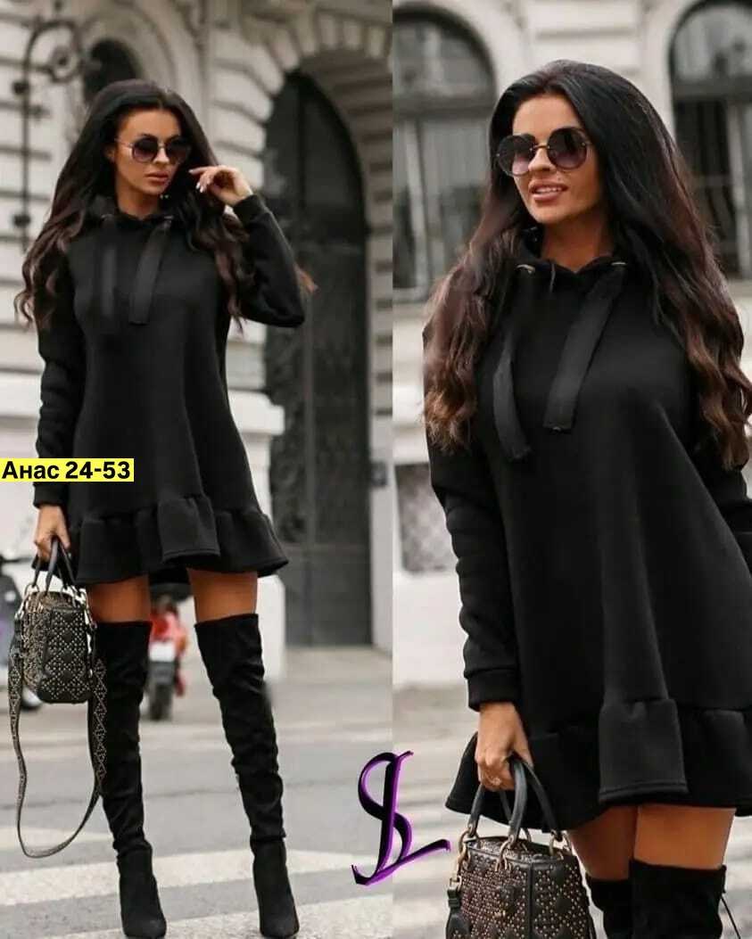 платье женское теплое,платье женское,платье туника,теплое платье,платье женское с оборкой