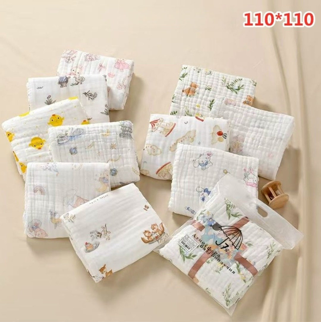 полотенца для новорождённого,пеленка муслиновая,муслиновое одеяло для новорожденных,детские полотенца,полотенце для малыша