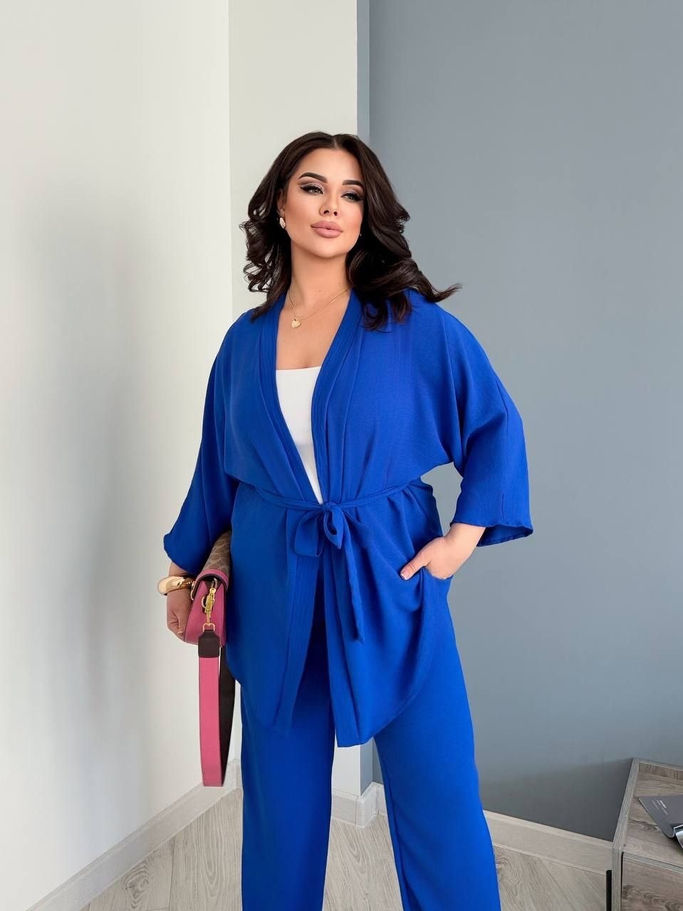 костюм синий,брючный костюм,костюм брючный синий,брючный костюм больших размеров,женский костюм