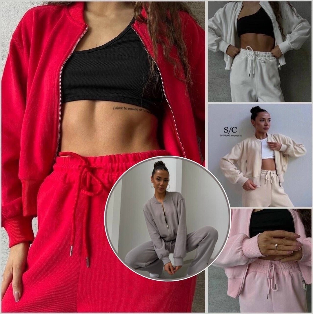 костюм спортивный женский,костюм спортивный,женский костюм,костюм dilanavip 2065 красный,стильный костюм