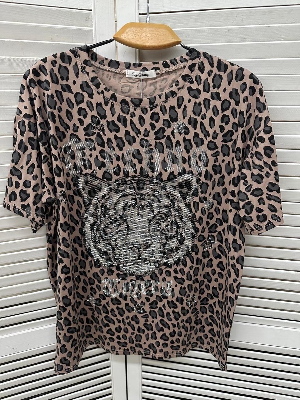 футболки женская,леопардовые платья,футболки женская оверсайз,туника женская,леопардовая футболка женская